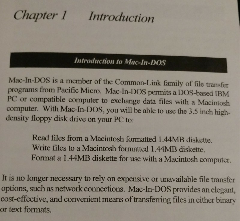 Pacific Microelectronucs Ver2.0 Mac-In-DOS for Windows with manual gallery