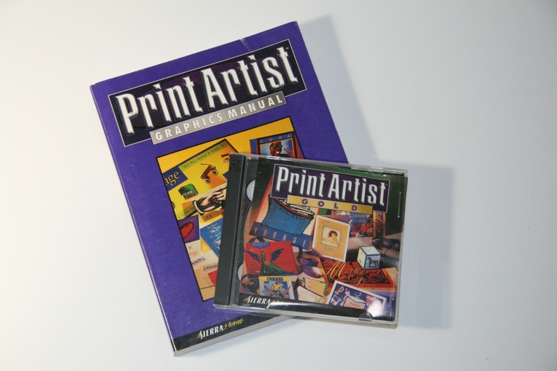 Vintage Print Artist Gold Version 12 by Sierra Home – WIN 98/95NT & Manual