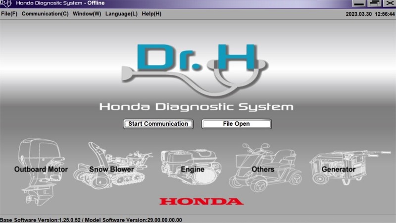 Dr H Honda HDS Marine Diagnostic Software update ver29 up to 2023 models
