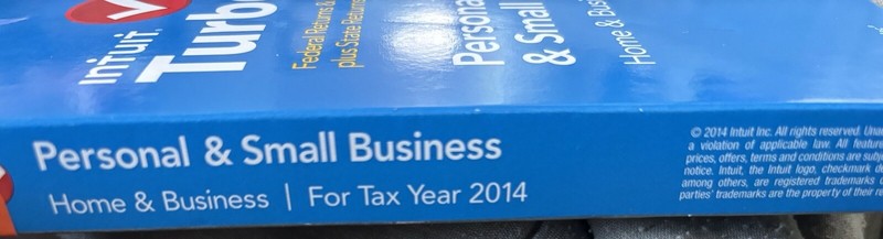 Turbotax 2014 Home And Business Personal Small Federal And State 424528 gallery