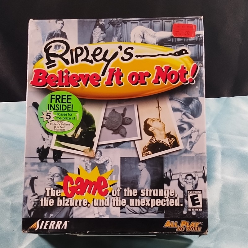 Sierra Ripley’s Believe It or Not! The Game PC CD-ROM for Windows 95/98/Me