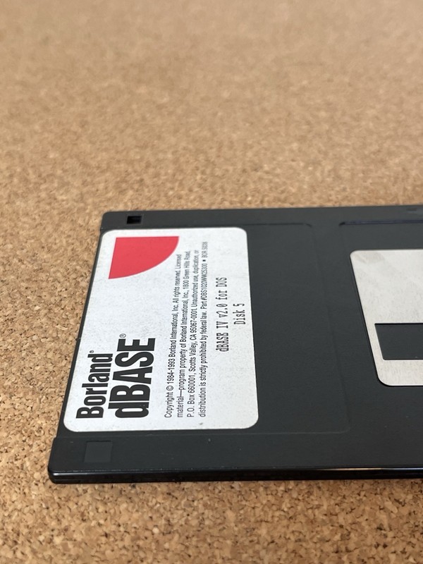 Set Of 7 Borland Visual dBASE Version 5.5 For Windows 95 3.1 Floppy Disk Set 3.5 gallery