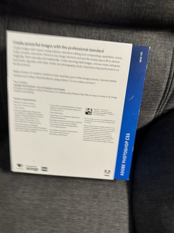 Adobe Photoshop CS5 Mac Full Retail Box w/ Serial Number gallery