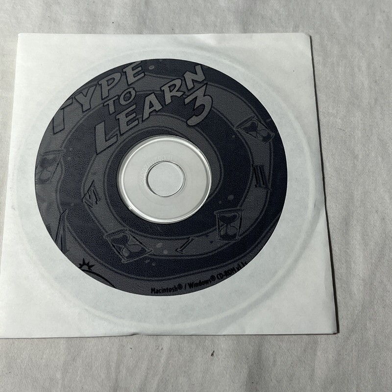 Computer Type To Learn 3 SUNBURST CD Windows 98 2000 me XP Program Educational