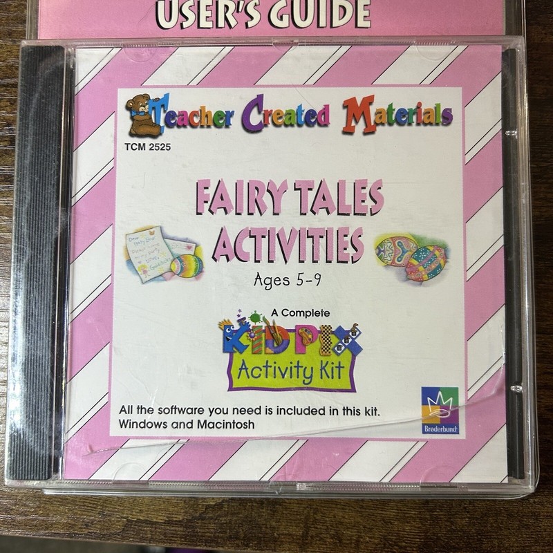 Fairy Tales Activities Ages 5-9 A Complete Activity Kit CD ROM New Case Cracked gallery