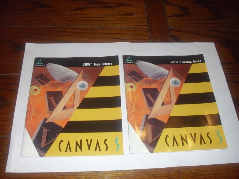 Vintage Deneba Canvas 5 for Mac OS (7.x-9.x) on 3.5" Floppy Discs with Manuals gallery
