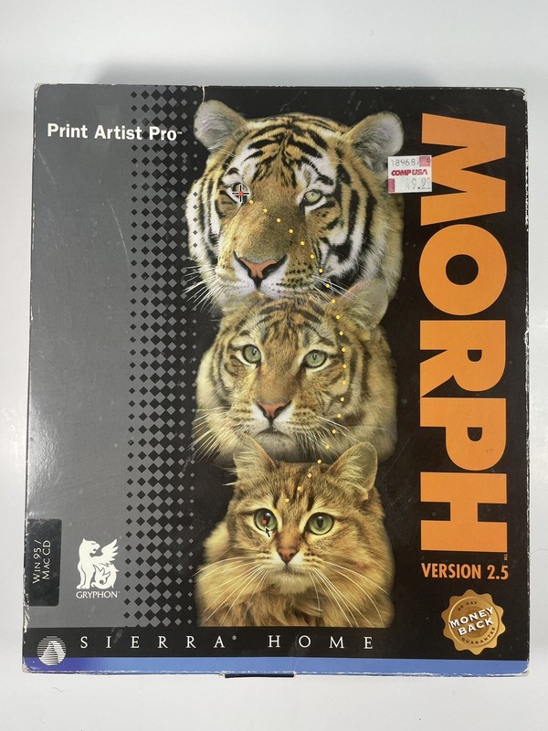 Morph (Ver. 2.5)Print Artist Pro by Sierra Home (1998,PC)Image Editing