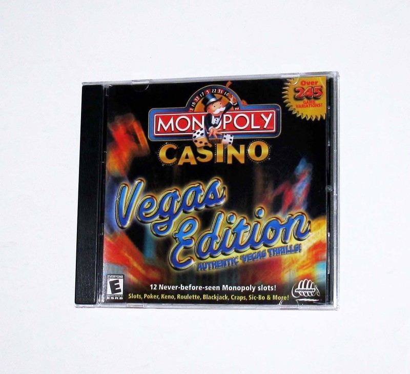 Monopoly Casino Vegas Edition Windows 95-98 CD-ROM Software Slot Machines 2001