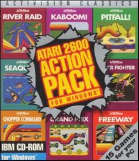 Activision’s Atari 2600 Action Pack PC CD 15 classic retro arcade Kaboom games!