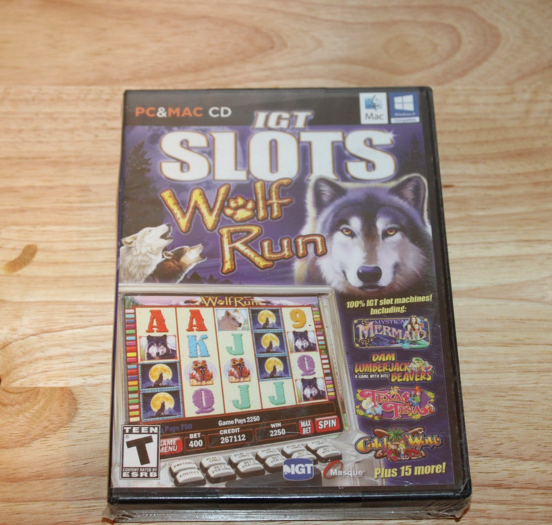 IGT Slots: Wolf Run, Lucky Lobstermania TWIN PACK BUNDLE SET NEW