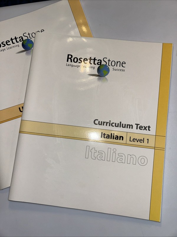 Rosetta Stone Italian Level 1 Open Big Box Cd-Rom Complete Includes Manual! NEW! gallery