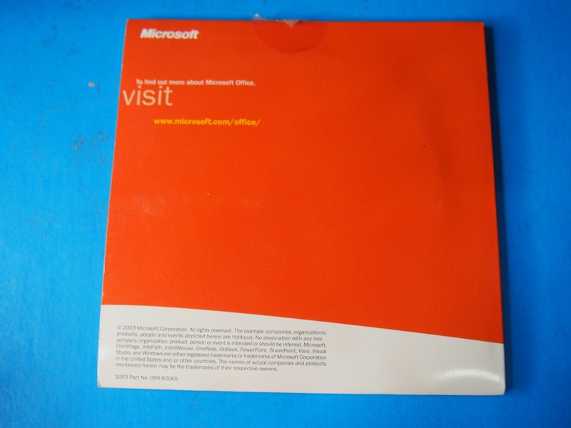3 Disc Microsoft Office Small Business Edition 2003 No Key gallery