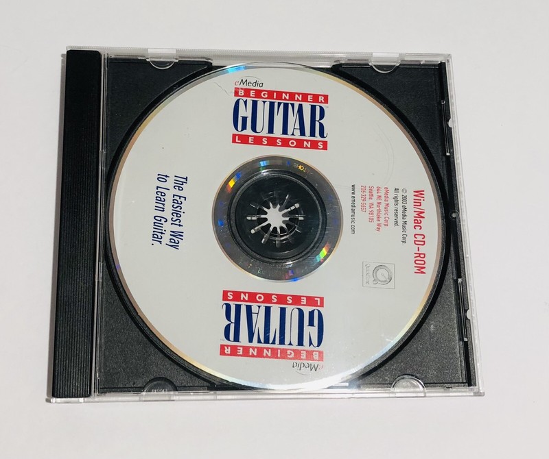 Beginner Guitar Lessons PC Mac CD ROM Acoustic Electric 30+ Lessons gallery