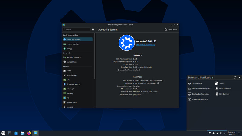 Kubuntu 26.04 LTS - Plasma 6 Latest Bootable USB Flash Drive gallery