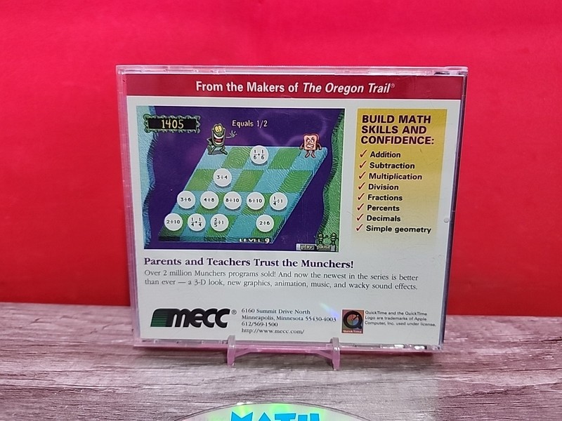 1995 Mecc Math Munchers Deluxe Ages 8-12 Version 1.1.1 Teach Learn Build Skills gallery
