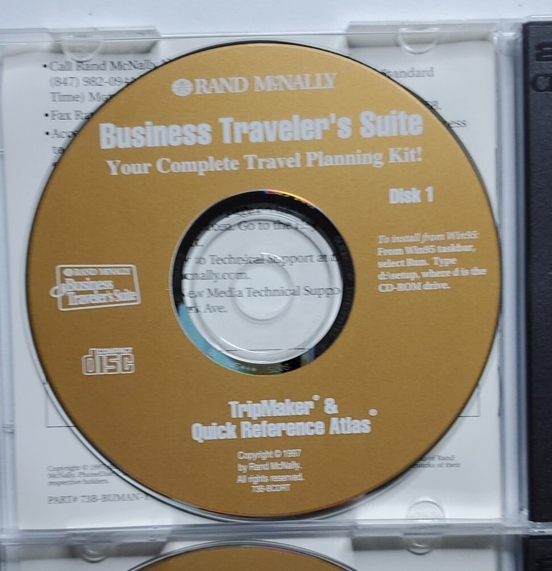 Rand McNally Business Traveler's Suite Your Complete Travel Planning Software gallery