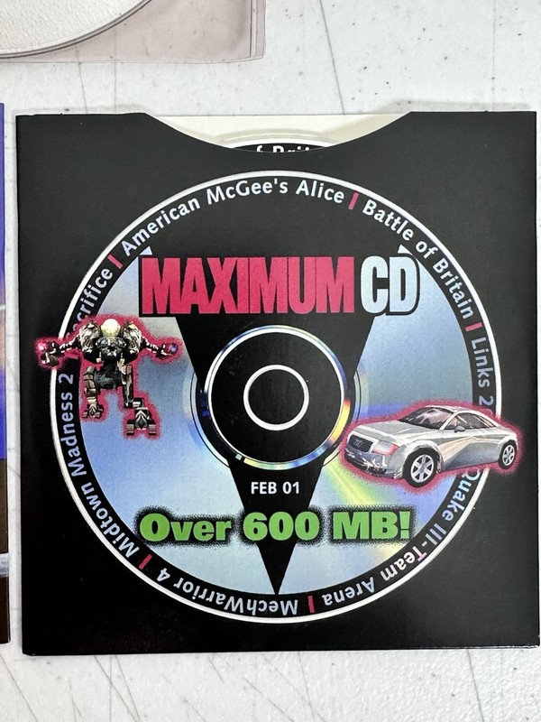 Early 2000s PC Gaming Linux Software Demos Lot Maximum Magazine CD-ROMs Vintage gallery