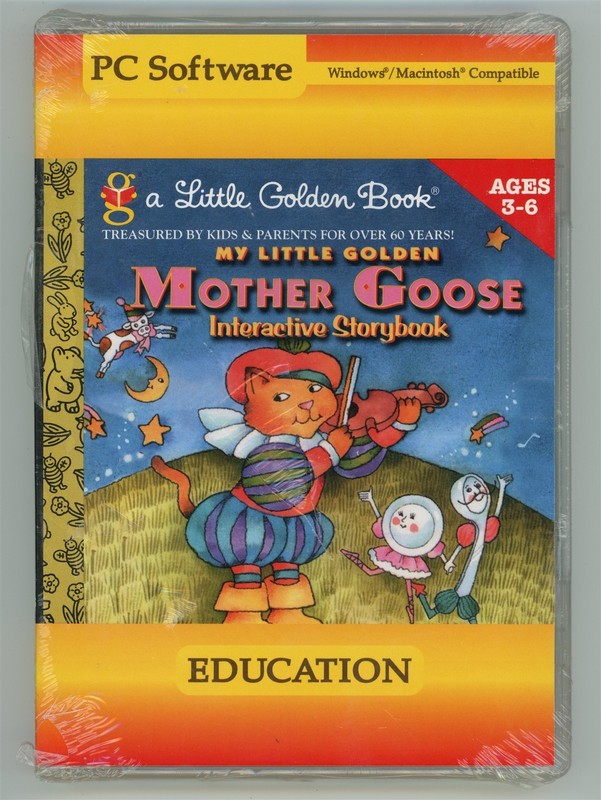 My Little Golden Mother Goose Interactive Storybook (Windows/Mac PC) SEALED