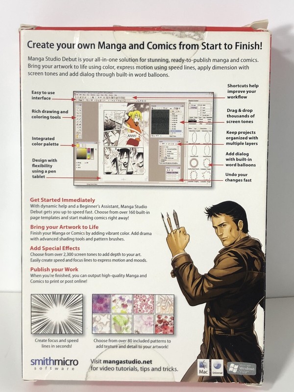 Manga Studio Debut 4 Comic Illustration - 2 CDs: Mac & Windows gallery