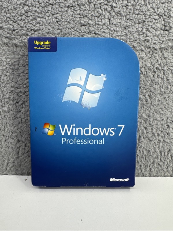Microsoft Windows 7 Professional Upgrade 32 Bit and 64 Bit DVD MS WIN PRO=RETAIL