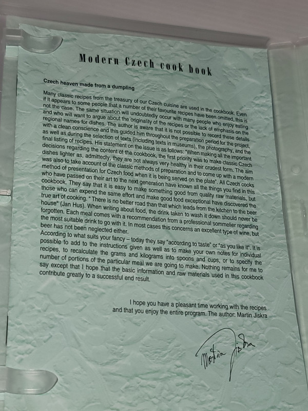 CZECH COOK BOOK CD-ROM 2002 gallery