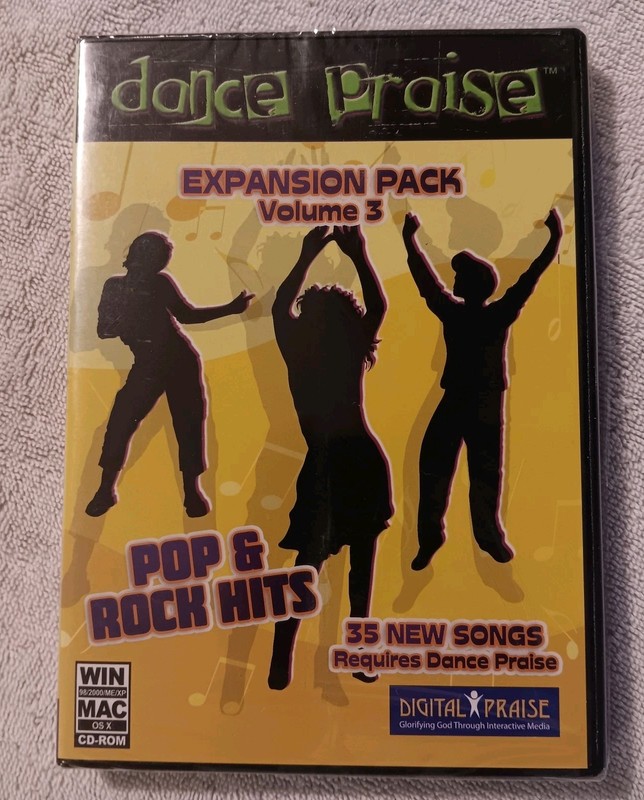 Dance Praise Expansion Pack Vol 3: Pop & Rock Hits PC Windows Xp/Mac - Sealed
