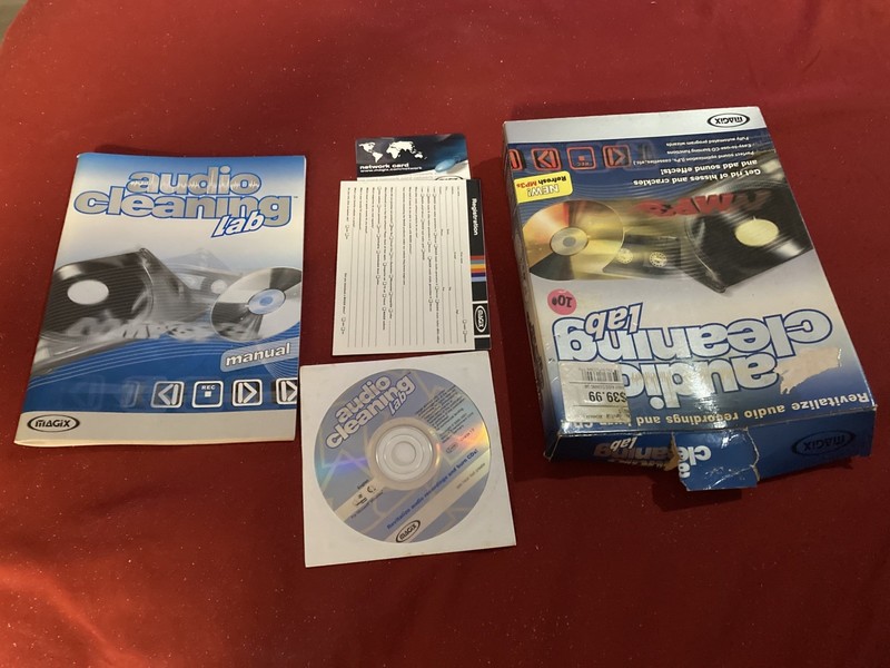 Magix Audio Cleaning Lab for Audio Recordings, MP3s, & CDs-Rare - 2000
