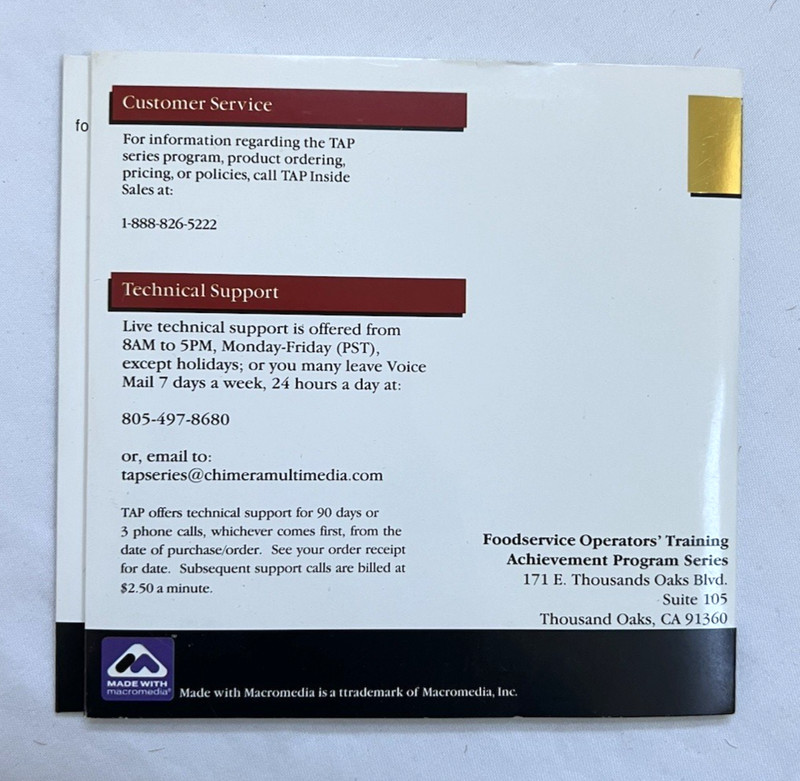 Food Safety Certification Training Achievement Program Premier 2 CDS gallery