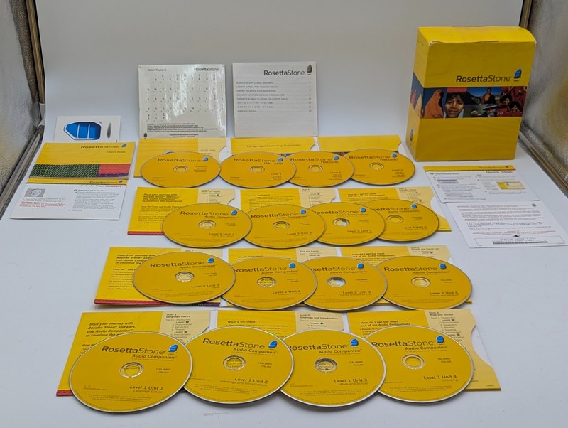 Rosetta Stone Italian Version 3 Level 1-3 Complete Language Learning Software