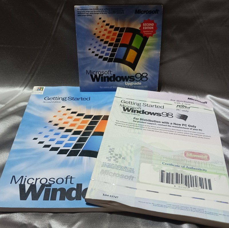 Microsoft-Windows 98 Getting Started 2nd Edition Two Booklets/CD Rom/Product Key
