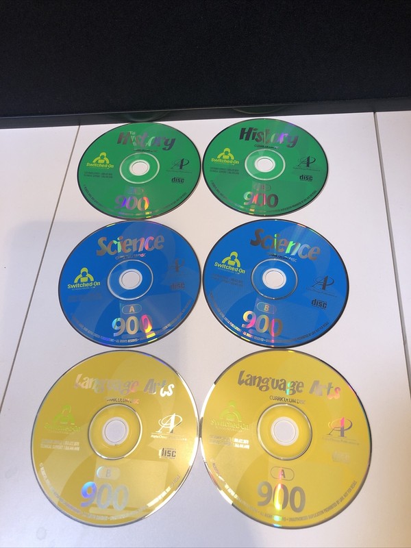 Switched On Schoolhouse 9th Grade Language Arts ￼￼ Science ￼ History 900 6 Discs
