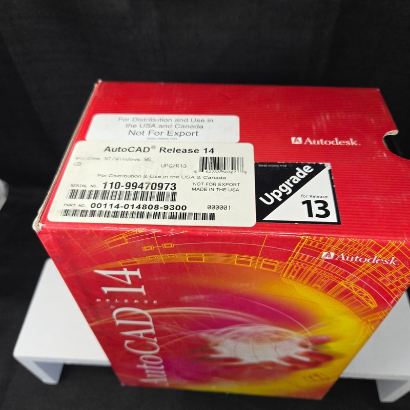Autodesk AutoCAD Release 14 Upgrade For Release 13 – Complete See Pics gallery