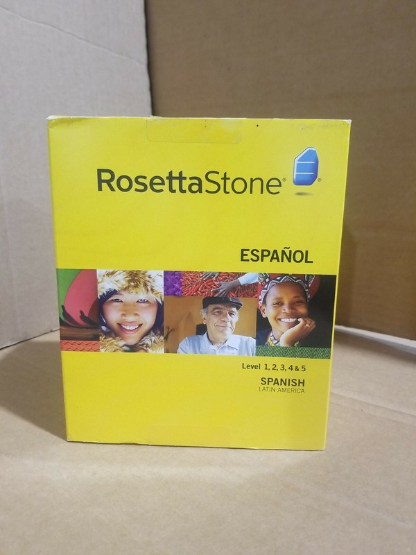 Rosetta Stone 3 Spanish (Latin America) Level 1,2,3,4 & 5 for PC, Mac