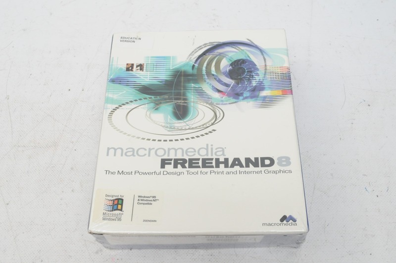 Macromedia Freehand 8 New Sealed Box