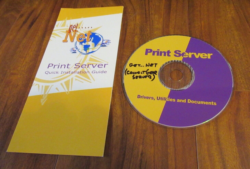 PRINT SERVER DRIVERS, UTILITIES & DOCUMENTS – GET NET – INSTALLATION GUIDE