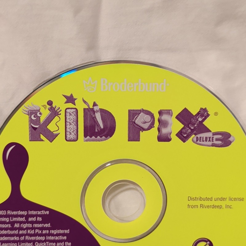 Broderbund Kid Pix Deluxe 3 CD-ROM Children Art & Creativity Software *DISC ONLY gallery