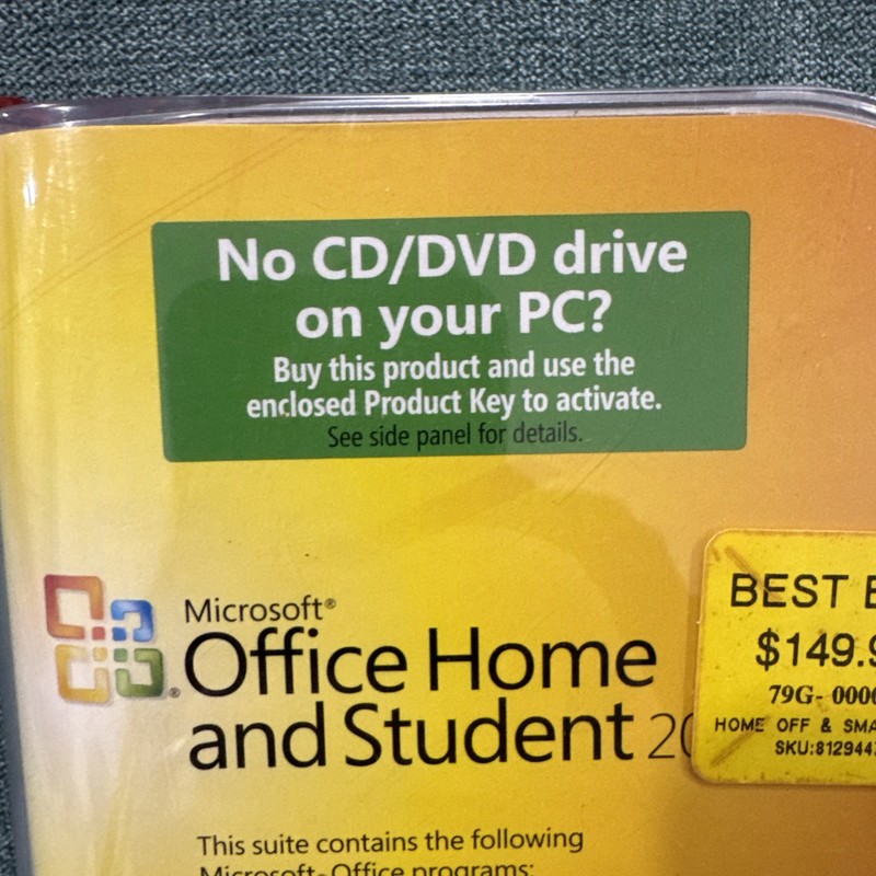 Microsoft MS Office 2007 Home & Student GENUINE Disc - Disc Only, No Product Key gallery