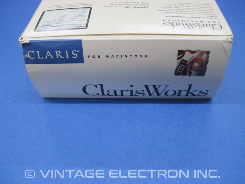 Vintage Apple Macintosh ClarisWorks Software - V2.1 - Complete Software 1993 gallery