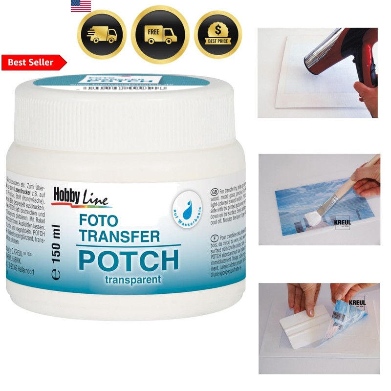 Photo Transfer Medium 150ml for Photos Prints and Images Craft Supplies