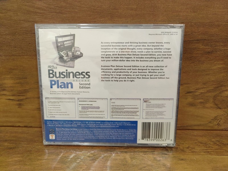 ProBiz Business Plan Deluxe Second Edition PC NEW gallery