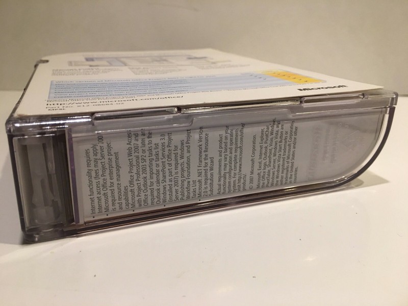 Microsoft Office Project Professional 2007,SKU H30-01854,Retail Box,Full gallery