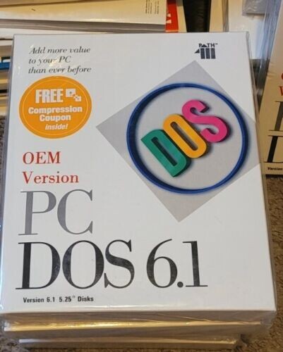 IBM MS-DOS 6.22 Plus Enhanced Tools Installer Floppy Disks 5.25″ 1.2MB NEW SEAL