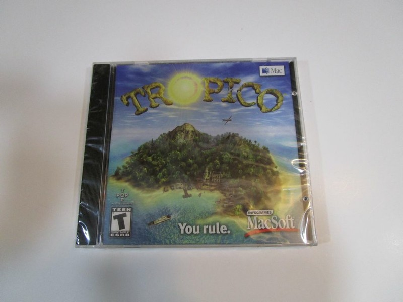 2001 Mac MacSoft "TROPICO" Computer Video Game Still New in Original Wrap gallery