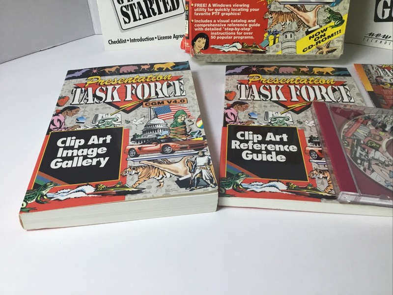 Presentation Taskforce Color Clip Art Images For DOS & Windows CD and Manual. gallery