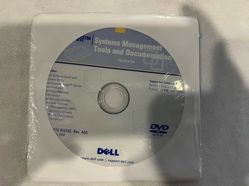 Sealed Dell Systems Management Tools and Documentation CD-ROM