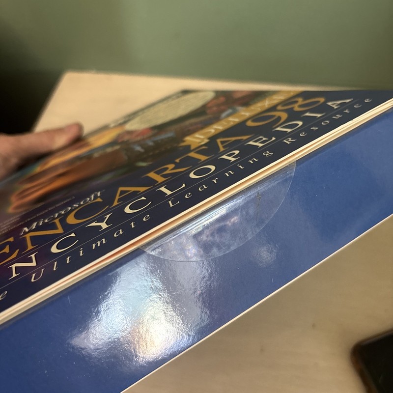 Microsoft Encarta 98 Encyclopedia Deluxe Edition PC Windows CD-ROM Sealed gallery
