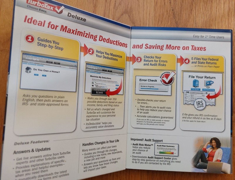 TurboTax Deluxe 2008 Federal & State for Windows & Mac Brand New gallery