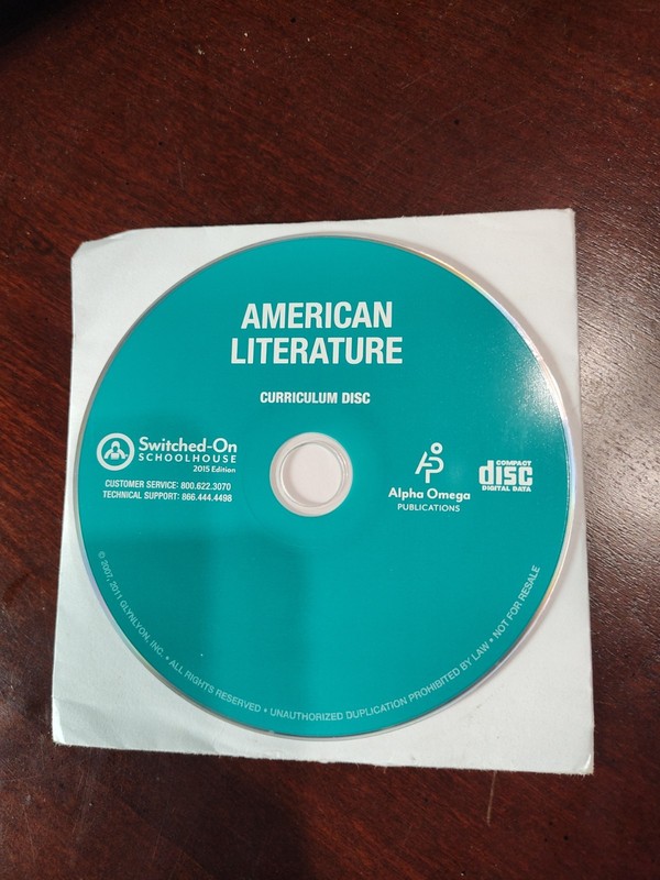 Switched On Schoolhouse American Literature