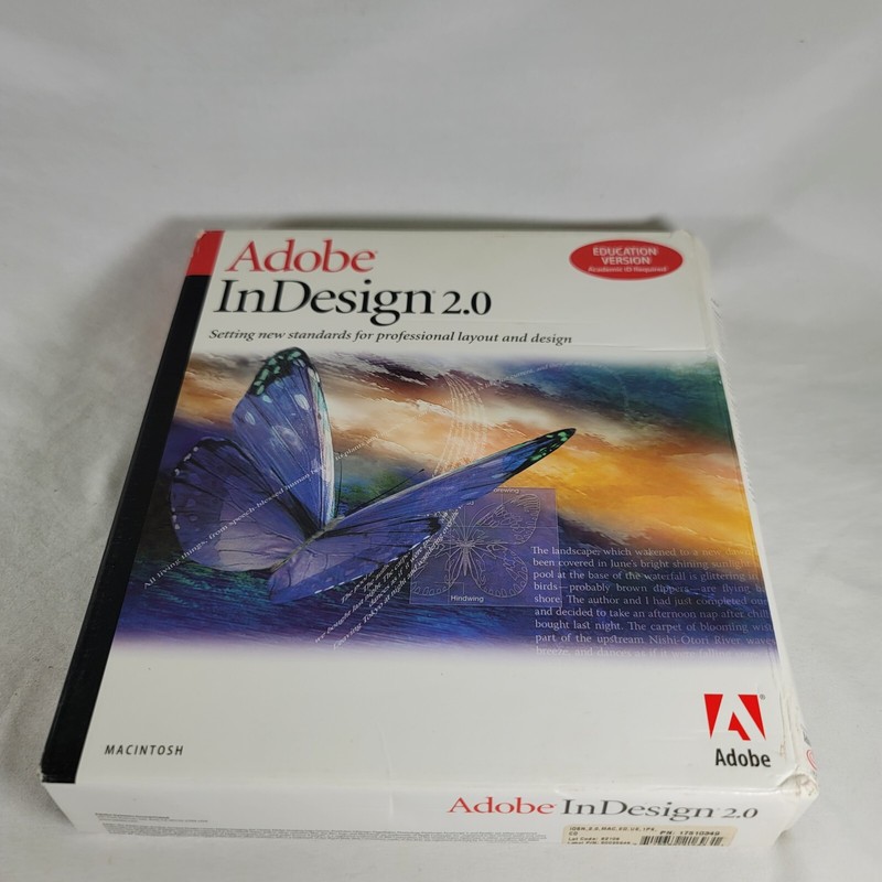 Adobe InDesign 2.0 Full Version Macintosh