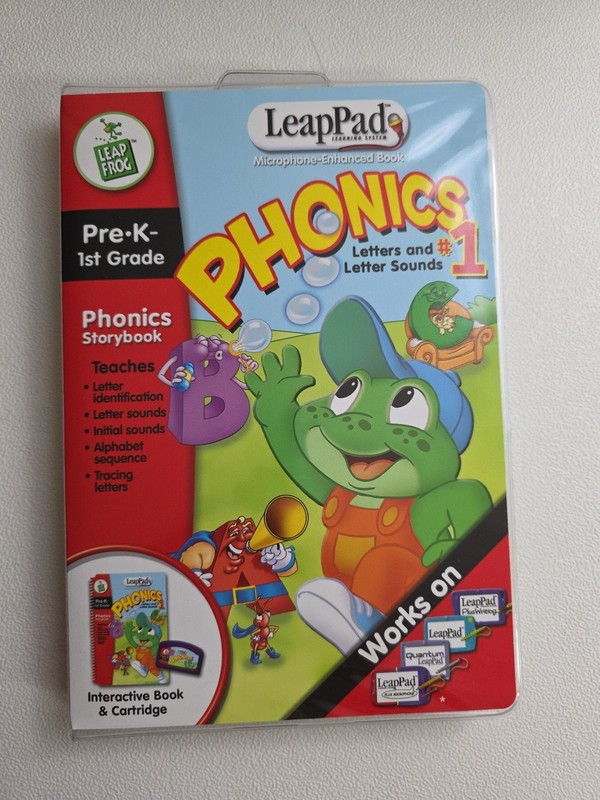 LeapFrog Phonics Storybook & Cartridge LeapPad Learn Letters and Letter Sounds